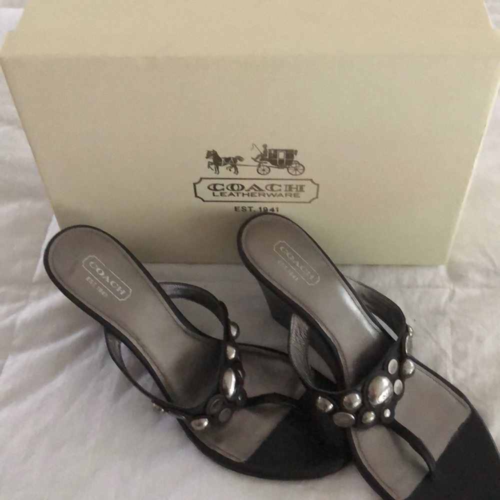 Coach Wedge Sandals